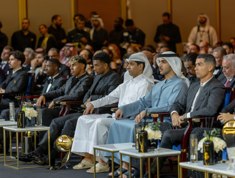 Mohammed bin Rashid bin Mohammed bin Rashid Attends the 16th GLOBE SOCCER Awards