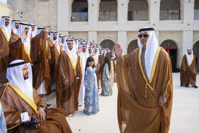 Mansour bin Zayed Attends Group Wedding Reception for Abu Dhabi Citizens at Qasr Al Hosn