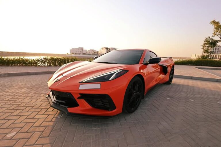 The Corvette Rental Experience in Dubai